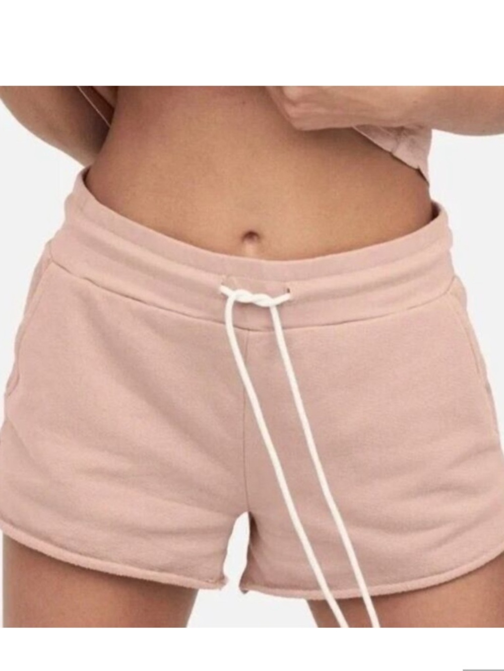 MATE Cozy Drawstring lounge shorts in Mauve XL